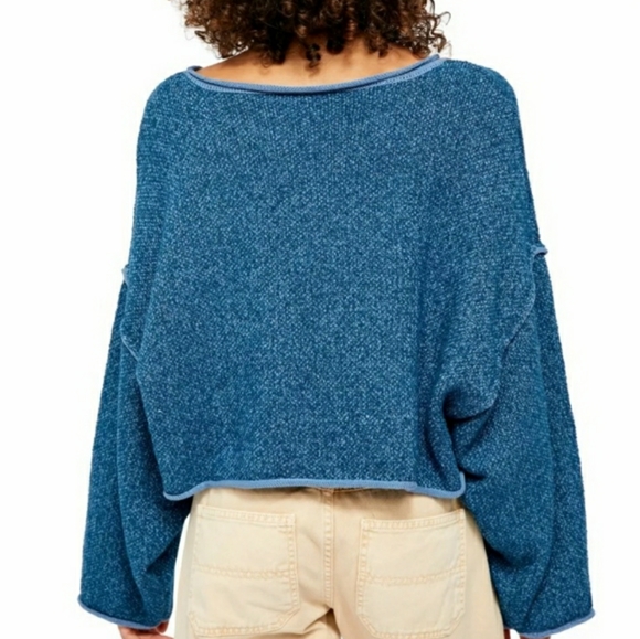 🎉HP🎉FREE PEOPLE Oversized Cotton Top sweater - M - Picture 2 of 5